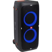 Speaker JBL Partybox 310 com Bluetooth/ LED/ TWS/ IPX4/ Bivolt - Preto