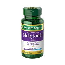 Vitaminas Nature's Bounty Melatonin Dual Bi-Layer 5MG 60 Capsulas