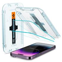 Pelicula de Vidro Spigen para iPhone 15 Pro Max Screen Protector Ez Fit Glas.TR AGL06872