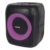 Speaker Aiwa AWPOK9T Karaoke TWS Bluetooth/LED/USB/Aux - Preto