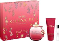 Kit Perfume Coach Wild Rose Edp 90ML + 7,5ML + Body Lotion 100ML - Feminino