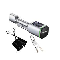 Fechadura Eletrica Voyager VR-35 - Impressao Digital/Chave de Cartao/Aplicativo - Prata