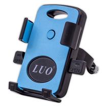 Suporte Luo LU-463 de Bicicleta / Motocicleta para Celular 360 - Azul/Preto
