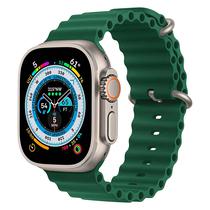 Smartwatch Wearfit HW68 Ultra Mini Caixa Aluminio 49MM - Oceano Band Verde