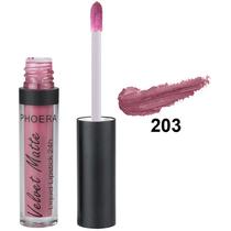 Brilho Labial Phoera Velvet Matte Liquid Lipstick 203 Androgyny - 2.5ML