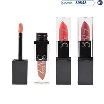 Lip Gloss Quadrado Zac Cosmetics LG0990 - 6 Tons 3.6ML (9904)