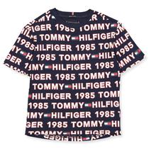 Camiseta Tommy Hilfiger Infantil Masculino M/C KB0KB05423-0GZ-01 12 Blue Allover 02