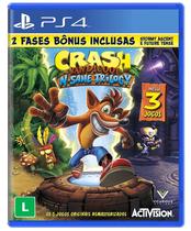 Jogo Crash Bandicoot N. Sane Trilogy 2 Bonus- PS4