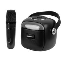 Speaker Ecopower EP-2369 - USB/Aux/SD - Bluetooth - 5W - com Microfone - Preto