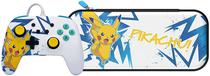 Controle Powera Nintendo Switch + Estojo Pokemon Pikachu High Voltage NSAC0071-01(com Fio)