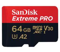 Cartao de Memoria Micro SD Sandisk Extreme U3 64G / 200MBS - (SDSQXCU-064G-GN6AA)