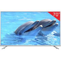 Smart TV LED de 70" JVC LT-70N7105U 4K Uhd com Wi-Fi/HDR/Bivolt - Cinza