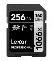 Cartão de Memória SD Card 256GB Lexar Pro SDXC 1066X