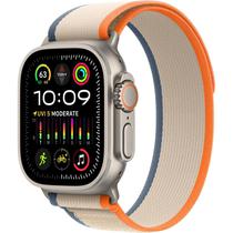 Apple Watch Ultra 2 (GPS + Cellular Caixa de Titanio e Correia Trail Loop Em Cor Laranja Beige 49 MM s/M MRF13LW/A