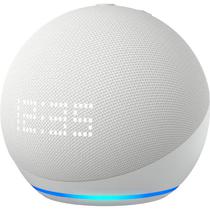 Amazon Echo Dot 5 Gen com Relogio  Branco