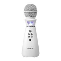 Microfone Sem Fio Moxom MX-SK21 com Speaker - Branco