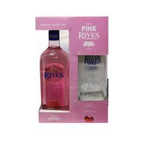 Bebidas Rives Gin Pink c/Vaso 750ML - Cod Int: 8390