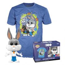 Funko Pop Tees Bugs Bunny As Fred Jones (Flocked) e Camiseta Tamanho XL (69102)