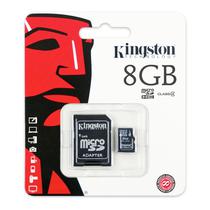 Cartao de Memoria Micro SD de 8GB Kingston Tecnology Class 10 (SDC10/8GB) - Preto