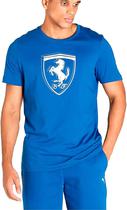 Camiseta Puma Ferrari Race Tonall Big Shield Tee Regal Blue 620951 06 - Masculina