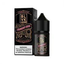 Essencia Vape BLVK Gold Salt Tobacco Strawberry Cream 35MG 30ML