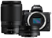 Camera Digital Nikon Z50 DX 16-50MM F/3.5-6.3 VR + Lente DX 50-250MM/F/4.5-6.3 VR