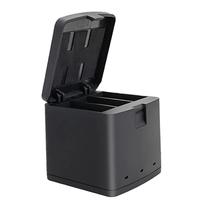 Carregador Triplo 4LIFE Versaflex Colletion 3-Port Baterry Charger Box (For H9 / H10 / H11 / H12) FL4574 / 5V / 2A - Preto