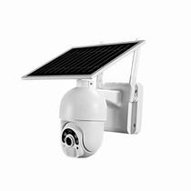 Camera Smart 4G 4LIFE Solar 360O PTZ 1080P LP5-4G, Deteccao de Movimento, Inteligencia Artificial, Microfone, Speaker, Microsd (Ate 128GB), Android/Ios (App Tuya) - Branca