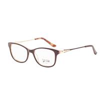 Armacao para Oculos de Grau Visard BF7075 C4 Tam. 53-17-140MM - Marrom/Dourado