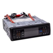 Toca Radio Automotivo Hyundai HY-1001 USB / Aux / DVD / SD / MMC / TV Tuner / Esp / MP3 com Controle - Preto