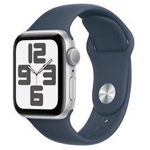 Apple Watch Se 2 (2023) MRE13LL/A - Bluetooth - Wi-Fi - 40MM - GPS - Silver Aluminum/Storm Blue Sport