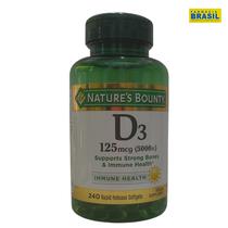 Vitamina D3 5000IU Nature's Bounty 240 Softgels