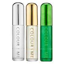 Perfume Kit Colour Me Silver Sport/Gold/Green Edp 50ML - Masculino