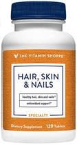 Ant_Hair Skin And Nails The Vitamin Shoppe Specialty (120 Capsulas)