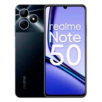 Smartphone Realme Note 50 RMX3834 256GB 4GB Ram Dual Sim Tela 6.74" - Preto (Anatel)