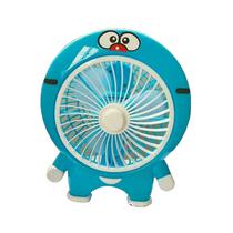 Mini Ventilador Doraemon QF-207 Cartoon 220V - Azul