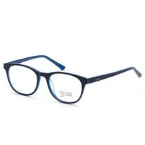 Armacao para Oculos de Grau Feminino Visard HD116 C3 51-18-140MM - Azul e Preto