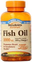 Sundown Naturals Fish Oil 1000 MG 144 Capsulas
