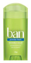 Desodorante Ban Powder Fresh 24H Invisible Protection 73G