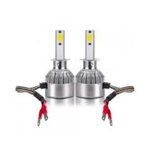 Lampada Ultra LED Headlight C6 2LED-H27 180606685 36W 3800 Lumens - Prata