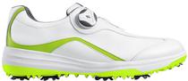 Tenis para Golfe PGM XZ169 Branco/Verde Fluorescente - Masculino