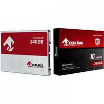 SSD 2.5" Keepdata KDS240G-L21 de 240GB Ate 500MB/s de Leitura - Prata/Vermelho