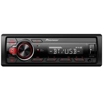 Auto Rádio CD Player Automotivo Pioneer MVH-S215BT com Bluetooth/Mini Jack 3.5MM - Preto