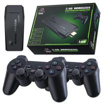 Console Game Stick Controller Gampead Lite / 4K / Ultra HD / com 2 Controles - Preto