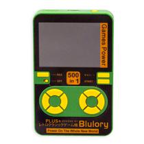 Consola Blulory Game Power Bank Magsafe GP02 5000MAH / 500 Jogos - Verde