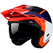 Capacete MT Helmets District SV s Analog D5 - Aberto - Tamanho L - com Oculos Interno - Gloss