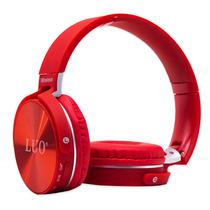 Fone de Ouvido Sem Fio Luo JB950 com Bluetooth/Aux/Microfone/FM - Vermelho