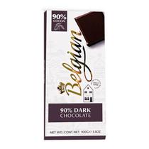 Barra Chocolate Belgian Extra Amargo 90% Cacau 100G