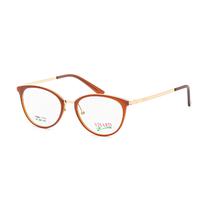 Armacao para Oculos de Grau Visard TR1770 C3 Tam. 50-20-138MM - Marrom/Dourado