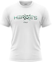 Camiseta Heroe's Uomo Branco/Verde - Masculina
